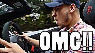 DRIVING LORD ALEEM'S LAMBORGHINI AVENTADOR SV!!