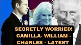 WILLAM CAMILLA VERY WORRIED ABOUT THE KING - WHY?  LATEST #royal #britishroyalfamily #kingcharles