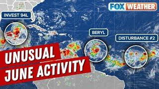 Tracking Invests 94L, 96L As Hurricane Beryl Heads Towards Caribbean