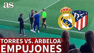 FERNANDO TORRES, a EMPUJONES con ARBELOA en el DERBI REAL MADRID - ATLÉTICO DE MADRID JUVENIL | AS