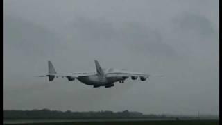 Antonov 225 takeoff from Skrydstrup Airbase