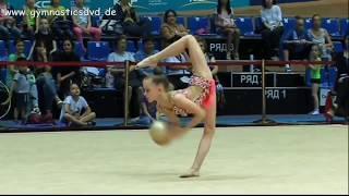 Ulyana Travkina Ball  rhythmic gymnastics Zhuldyz Cup Astana 2016