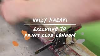 Print Club London's artist spotlight with Holly Razavi