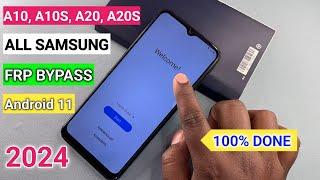 Samsung A10,A10S,A20,A20S FRP Bypass 2024 Android 11 | Google Account Unlock / Remove Frp Without Pc