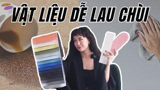 Nội thất bền vững | 7 vật liệu sạch sẽ, dễ lau chùi | Kat Studio