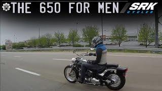 Is the V star 650 big enough for a man? (highway)