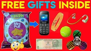 Mini puff snacks review  Got Finger Ring, Earing & lipstick inside free gifts