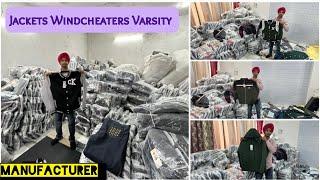 Wholesale Jackets Windcheaters Varsity Direct from Manufacturer AR Fashion Works Ludhiana.