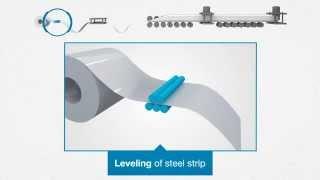 Roll forming process at voestalpine