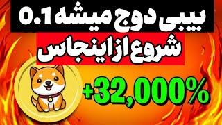 بیبی دوج از اینجا می رسه به 0.01‌$ روشد از اینجا شروع میشه