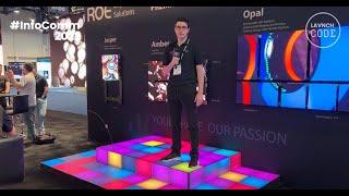 Roe Visual Shows Black Marble Floor dvLED Display at InfoComm 2022