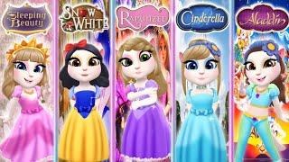 My Talking Angela’m 2  || Disney Princesses | New Update || Cosplay