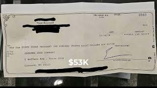 Surplus Funds: 2024 in Review: just some of the surplus checks!