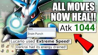 ALL MOVES NOW HEAL LUCARIO IS BUSTED IN FORTEMONS! POKEMON SCARLET AND VIOLET | POKEMON SHOWDOWN