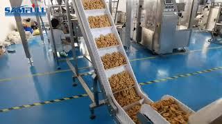 Samfull automatic VFFS vertical auto weighing and packing machine for biscuit cookies