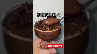 POSTRE DE CHOCOLATE FÁCIL