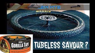 Will gorilla tape work for tubeless conversion