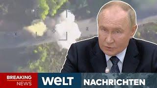 KRIEG IN UKRAINE: Weitreichende Waffen gegen Russland? Putin droht Nato mit Krieg | WELT LIVE