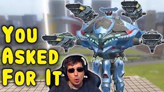 FIREPOWER! SQUALL NODENS Maxed War Robots LIVE Gameplay WR