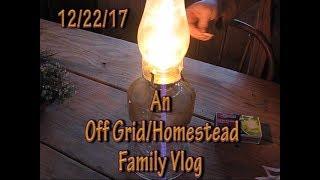 Off Grid-Homestead Family Vlog:  Take a peek into some parts for our day 12/22/17