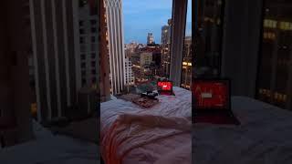 NEW YORK CITY, HOTEL ROOM view 