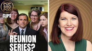 Kate Flannery on " The Office " Reunion Series | Popcorn and Soda Clips