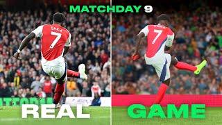 Premier League 24/25 Best Goals of Matchday 9 (EAFC 25 Recreation)