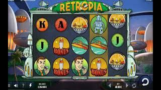 TRYING TO WIN the Crossed Wilds + Multipliers... Slot RETROPIA