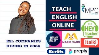 Get started with online ESL teaching