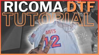 Custom Split Baseball Jersey Tutorial w/ Ricoma Auto Heatpress and DTF Transfer