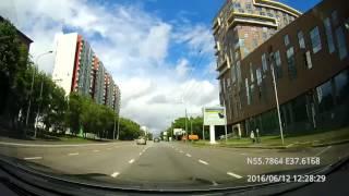 Текстильщики  - Красногорск 12/06/2016 (timelapse 4x)