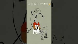 Me and my dog in the hood @SparkyandKay(4k memes)