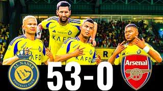 FIFA 25 - MESSI, RONALDO, MBAPPE, NEYMAR, ALL STARS - AL NASSR 53-0 ARSENAL | PS5 4K