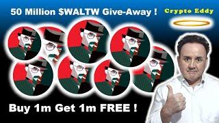 50 Million $WALTW On Base Token AIR-DROP ! FCFS. Free Crypto $WALTW Trending #memes, #ai, #gaming,