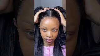 Real HD lace wig #worldnewhair #hairtutorial #hairstyle#shorts #fyp #wiginstall #wigs #hdlace