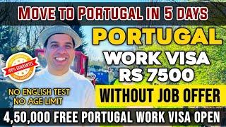 Portugal work Permit 2023 | How to get Portugal work Permit 2023 without job offer