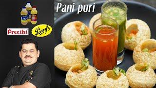 Venkatesh Bhat makes Panipoori | பானி பூரி | PANI POORI recipe | homemade panipoori | Chaat special