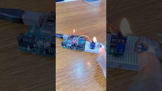 DIY Fire Detector with Arduino using Flame Sensor #arduino #technology