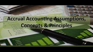 Add'l GAAP Assumptions, Concepts & Principles