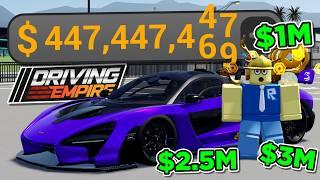 How to Make $8-10 *MILLION* a DAY in Driving Empire!!