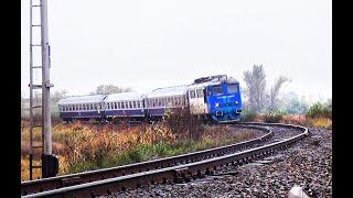 Classic passengers trains with old classic Sulzer diesel locomotives