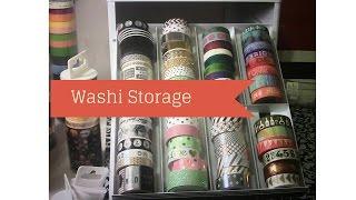 Washi storage in my Craft Stack