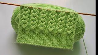 HERMOSO PATRÓN TEJIDO A DOS AGUJAS O PALITOS / TEJIDOS SAMANTHA  #tejido #crochet #knitting