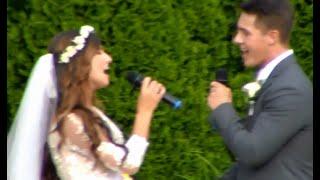 Carlin Bates Stewart & Evan Stewart's Romantic Singing Performance at their Wedding "Show You I Do"