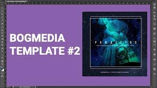 BogMEDIA template #2 | Бесплатный шаблон Adobe Photoshop