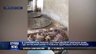 В Сайрамском районе оштрафовали и закрыли кафе, где антисанитария угрожала здоровью посетителей