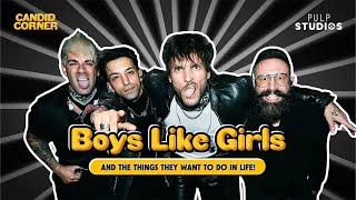 BOYS LIKE GIRLS share the things they want to do in life! | CANDID CORNER