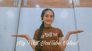 MY FIRST YOUTUBE VIDEO!! | INTRODUCING MY YOUTUBE CHANNEL |