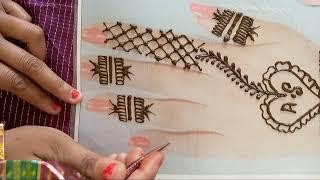 New comb trick ️️. Mehndi designs. By  sony design ideas # video. # youtube