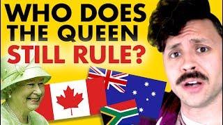 How many countries does Queen Elizabeth rule?